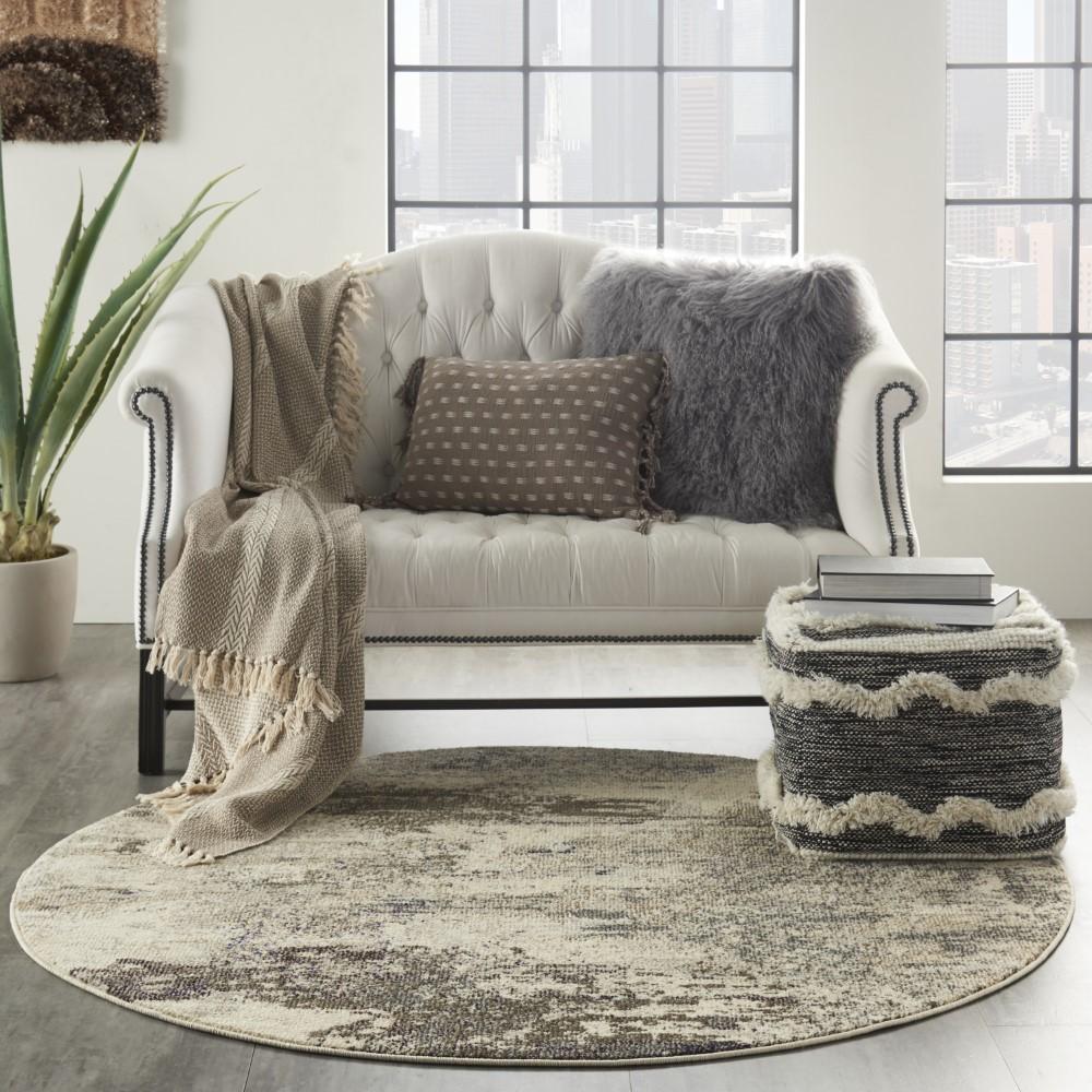 Nourison - Celestial 710in x Round Area Rug - CES02-99446742339 veiw 2