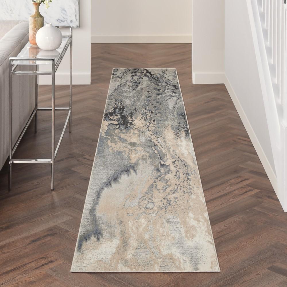 Nourison - Maxell MAE08 Bone 22in x 12 Area Rug - MAE08-99446815354 veiw 2