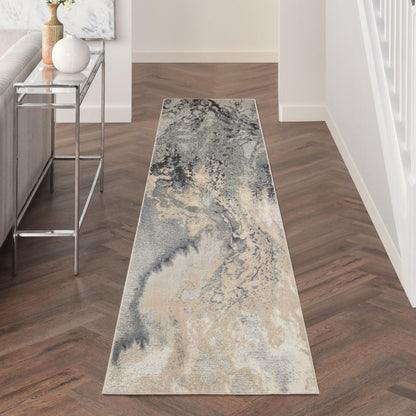 Nourison - Maxell MAE08 Bone 22in x 12 Area Rug - MAE08-99446815354 veiw 2