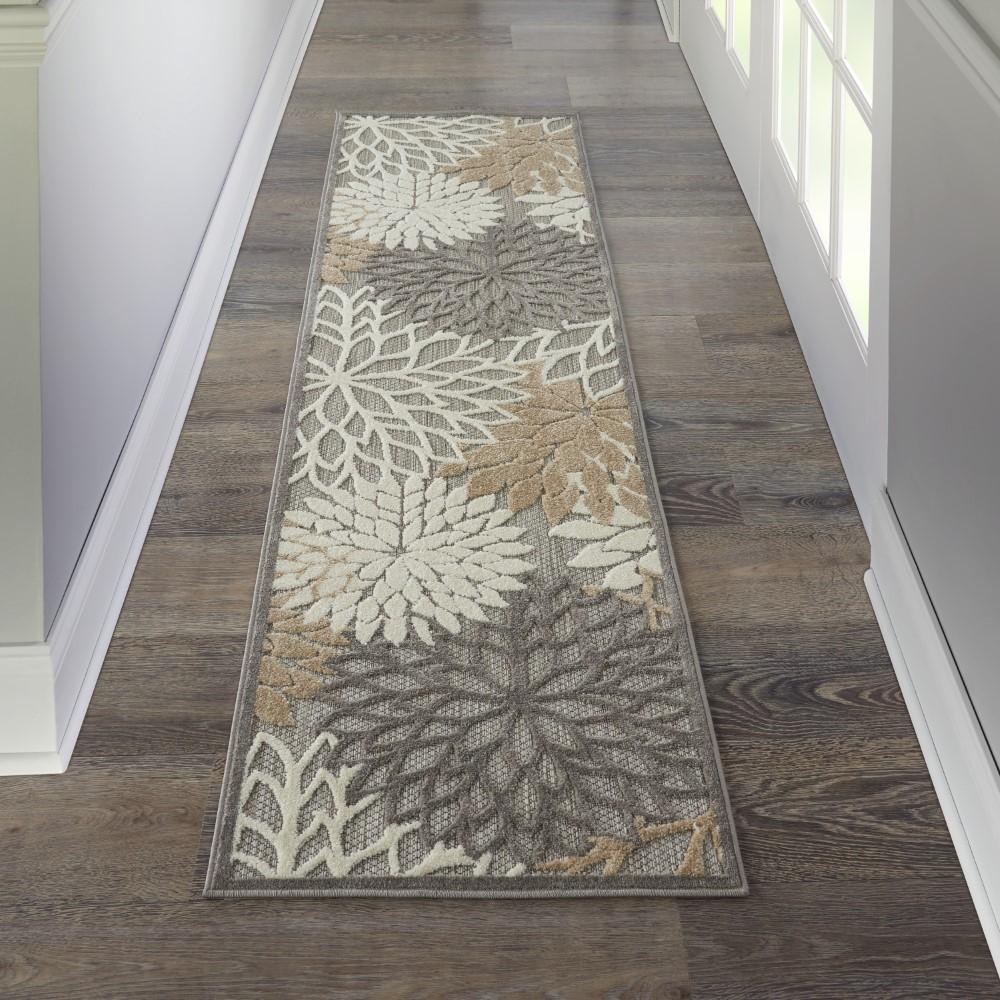 Nourison - Aloha 2 x 6 Cream Patio Area Rug - ALH05-99446738981 veiw 2