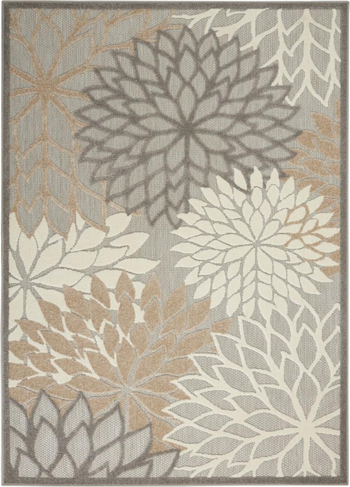 Nourison - Aloha 53in x 75in Cream Patio Area Rug - ALH05-99446738950 veiw 1