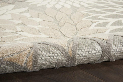 Nourison - Aloha 53in x 75in Cream Patio Area Rug - ALH05-99446738950 veiw 3