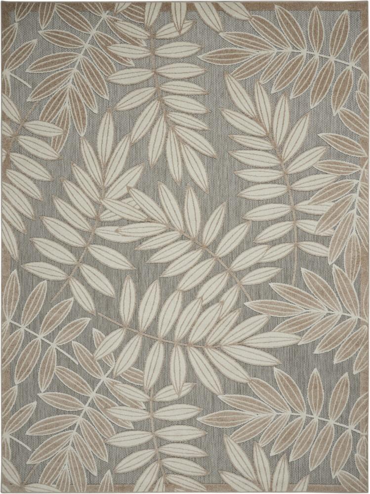 Nourison - Aloha 53in x 75in Cream Patio Area Rug - ALH18-99446739353 veiw 1