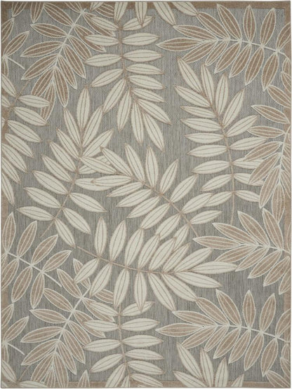 Nourison - Aloha 53in x 75in Cream Patio Area Rug - ALH18-99446739353 veiw 1