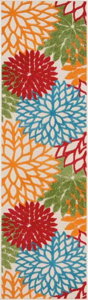 Nourison - Aloha ALH05 23in x 8 Green Indoor-outdoor Area Rug - ALH05-99446421821 veiw 1