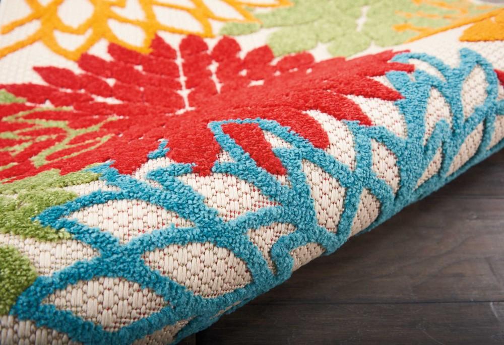 Nourison - Aloha ALH05 23in x 8 Green Indoor-outdoor Area Rug - ALH05-99446421821 veiw 3