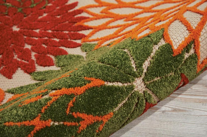 Nourison - Aloha ALH05 Green 28in x 4 Indoor-outdoor Area Rug - ALH05-99446299024 veiw 3