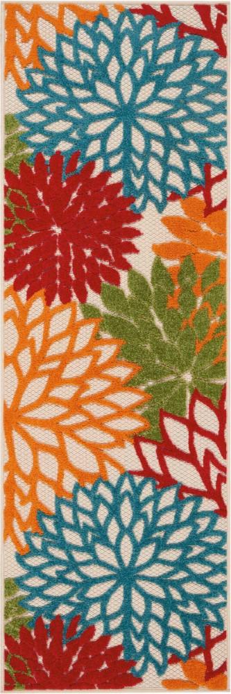 Nourison - Aloha ALH05 2 x 6 Green Indoor-outdoor Area Rug - ALH05-99446421852 veiw 1