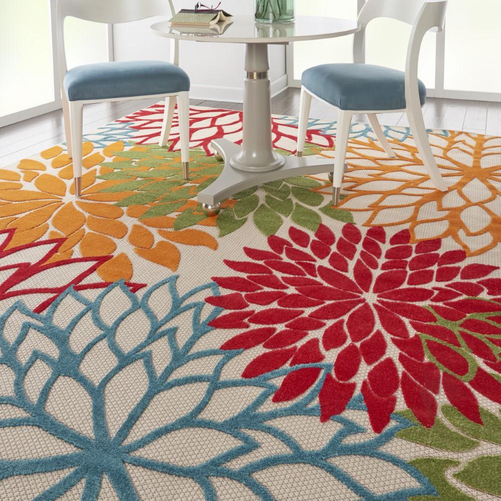 Nourison - Aloha ALH05 Green 96in x 13 Oversized Indoor-outdoor Rug - ALH05-99446242709 veiw 3