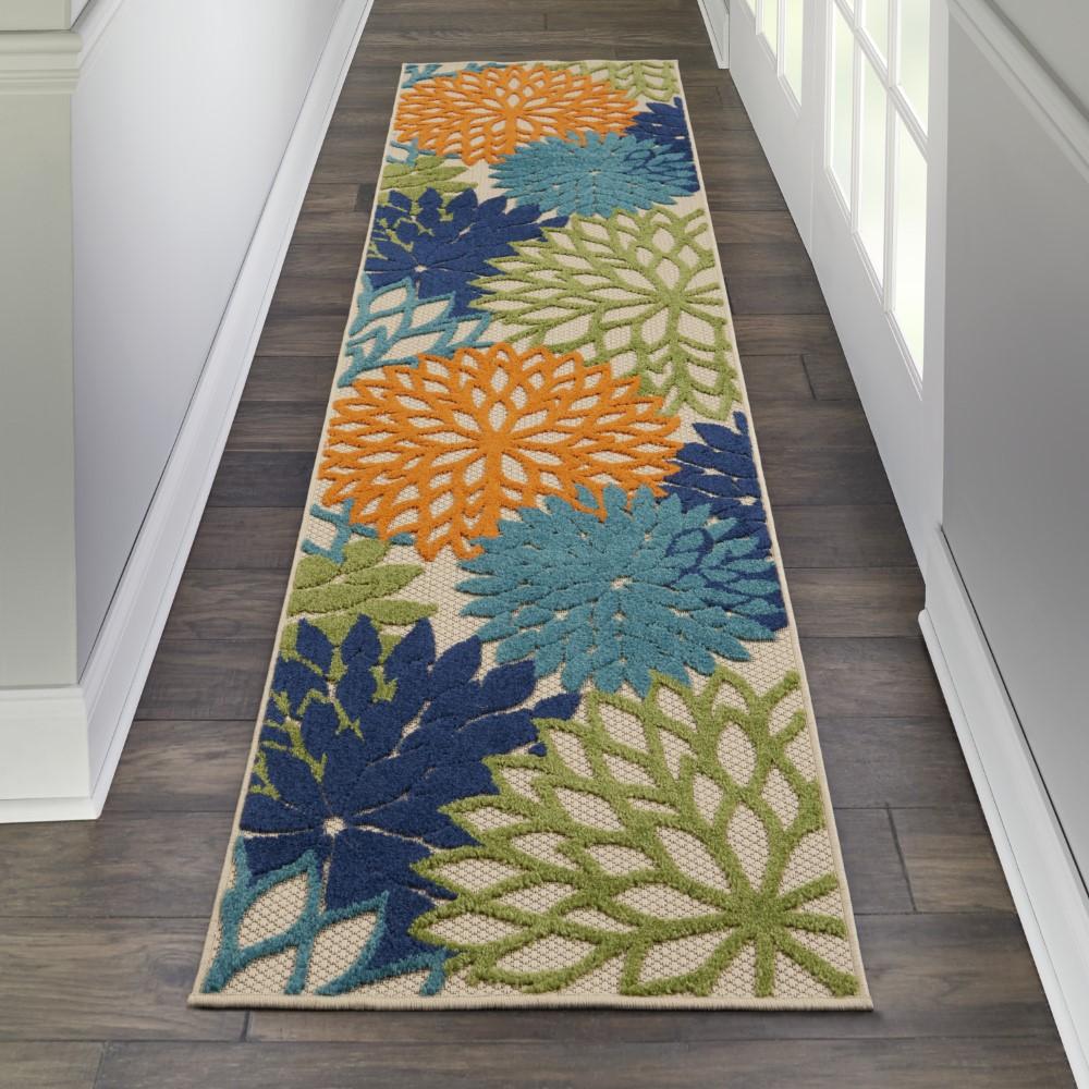 Nourison - Aloha ALH05 23in x 10 Multicolor Indoor-outdoor Area Rug - ALH05-99446421920 veiw 2