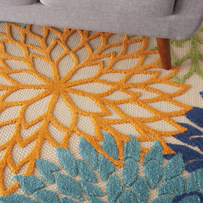 Nourison - Aloha ALH05 Multicolor 36in x 56in Indoor-outdoor Area Rug - ALH05-99446242716 veiw 3