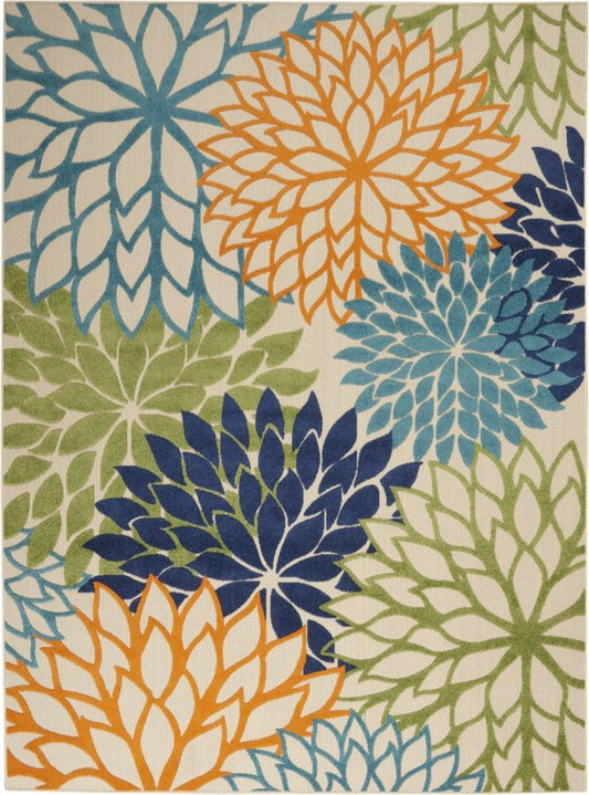 Nourison - Aloha ALH05 Multicolor 710in x 106in Oversized Indoor-outdoor Rug - ALH05-99446242730 veiw 1
