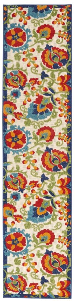 Nourison - Aloha 23in x 10 Multicolor Hallway Area Rug - ALH17-99446723185 veiw 1