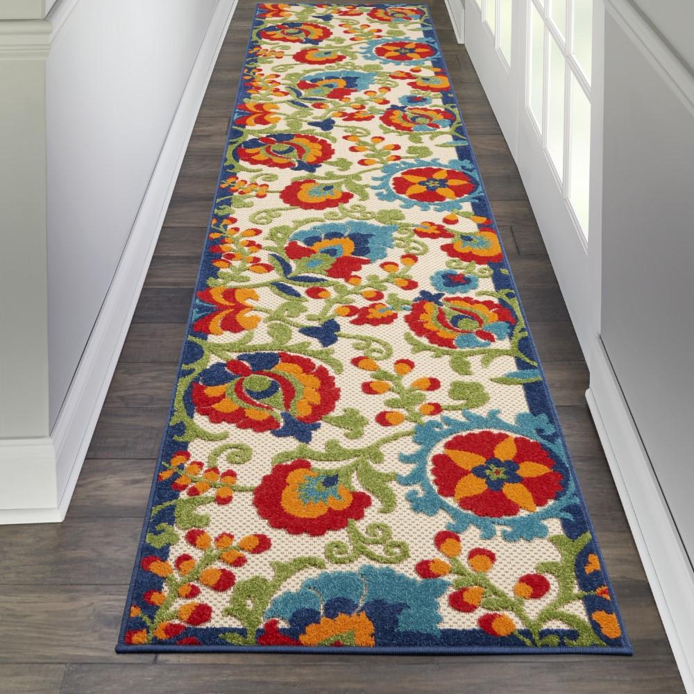 Nourison - Aloha 23in x 12 Multicolor Hallway Area Rug - ALH17-99446723154 veiw 2