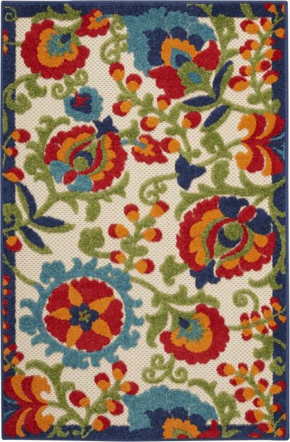 Nourison - Aloha ALH17 Multicolor 28in x 4 Indoor-outdoor Area Rug - ALH17-99446259806 veiw 1