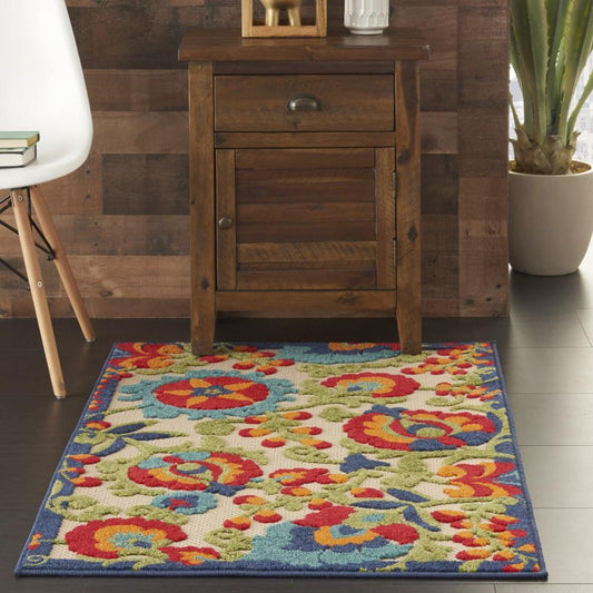 Nourison - Aloha ALH17 Multicolor 28in x 4 Indoor-outdoor Area Rug - ALH17-99446259806 veiw 2