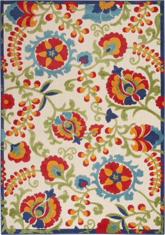 Nourison - Aloha ALH17 Multicolor 36in x 56in Indoor-outdoor Area Rug - ALH17-99446376565 veiw 1
