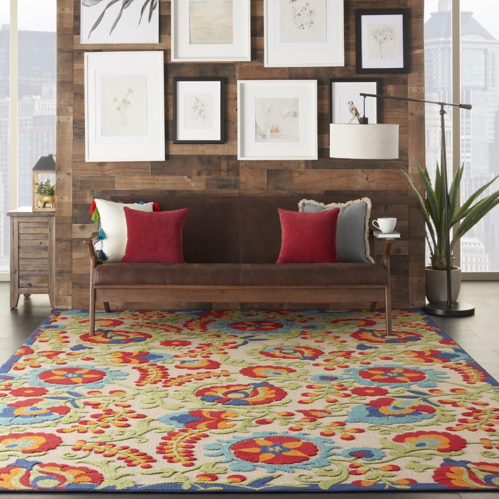 Nourison - Aloha 7 x 10 Multicolor Area Rug - ALH17-99446723147 veiw 2