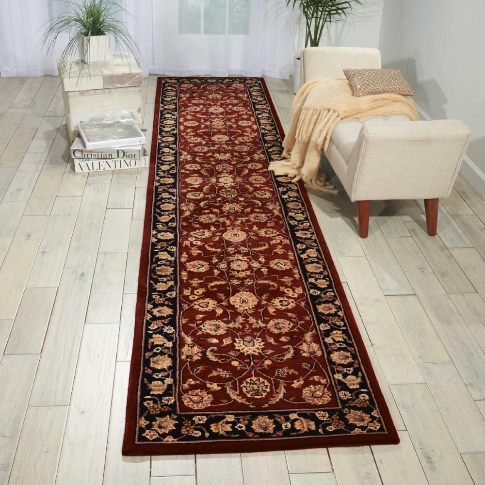 Nourison - 2000 2002 Dark Red Multicolor 26in x 12 Area Rug - 2002-99446859761 veiw 2