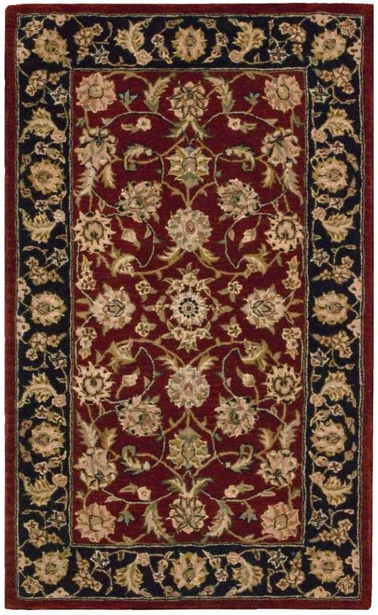 Nourison - 2000 2002 Dark Red Multicolor 26in x 43in Area Rug - 2002-99446489951 veiw 1