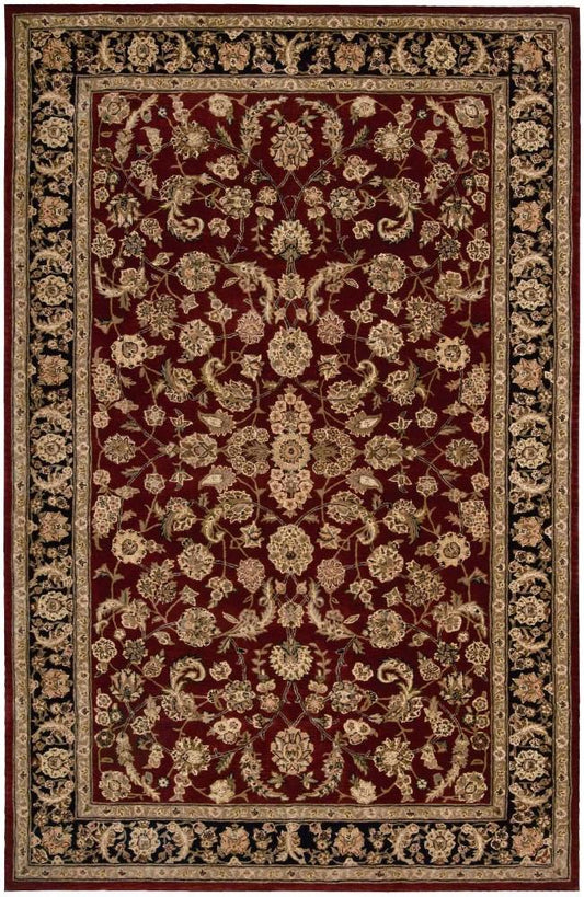 Nourison - 2000 2002 Dark Red Multicolor 56in x 86in Area Rug - 2002-99446127792 veiw 1