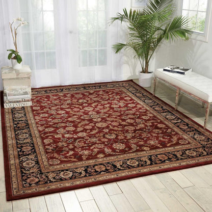 Nourison - 2000 2002 Dark Red Multicolor 56in x 86in Area Rug - 2002-99446127792 veiw 2