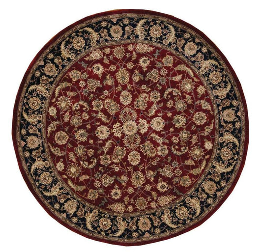Nourison - 2000 2002 Dark Red Multicolor 6 x Round Area Rug - 2002-99446486448 veiw 1