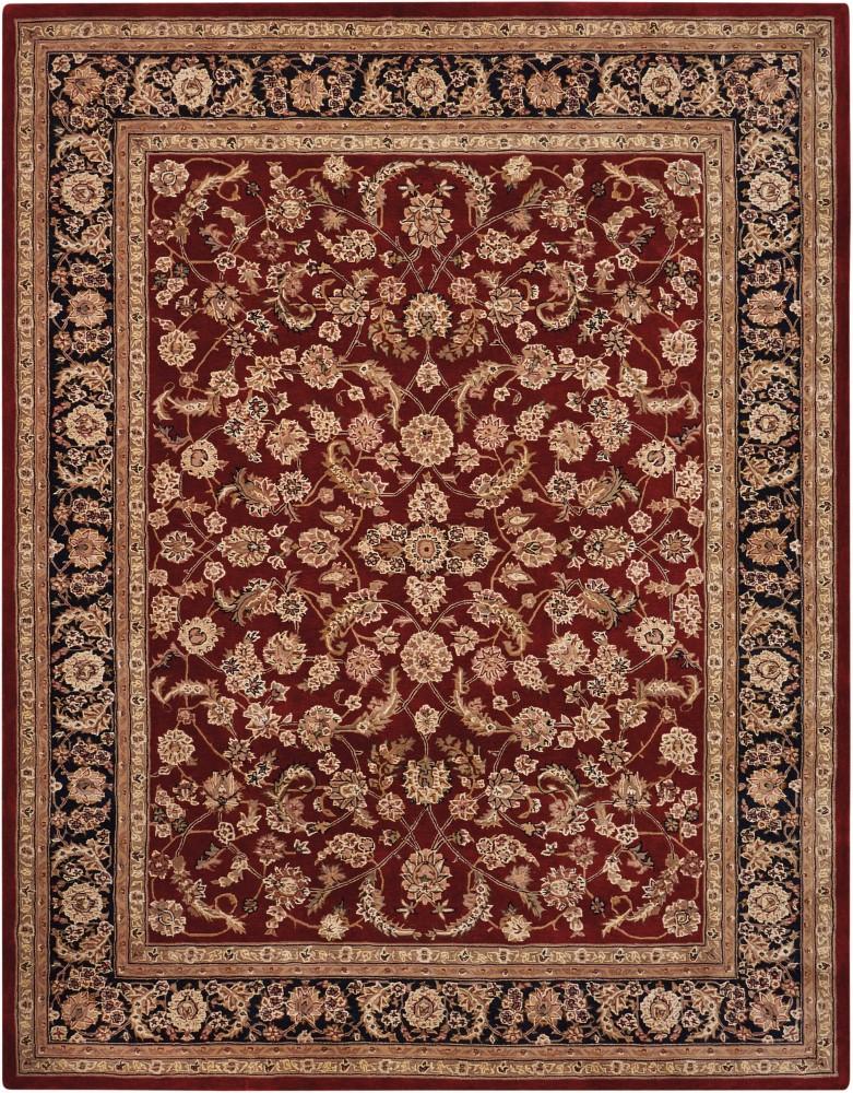 Nourison - 2000 2002 Dark Red Multicolor 79in x 99in Area Rug - 2002-99446128690 veiw 1