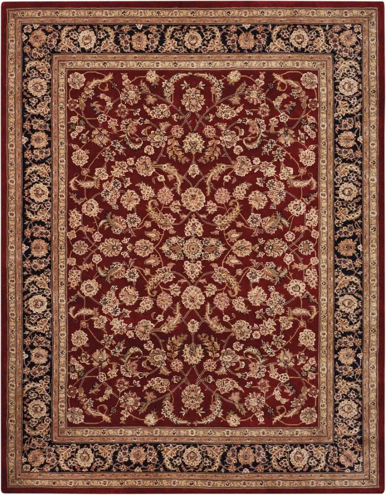 Nourison - 2000 2002 Dark Red Multicolor 86in x 116in Area Rug - 2002-99446129239 veiw 1
