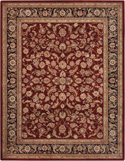 Nourison - 2000 2002 Dark Red Multicolor 86in x 116in Area Rug - 2002-99446129239 veiw 1