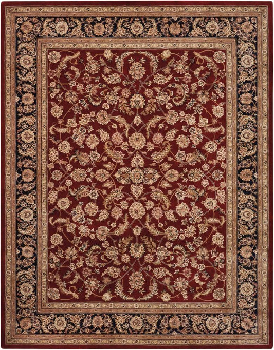 Nourison - 2000 2002 Dark Red Multicolor 86in x 116in Area Rug - 2002-99446129239 veiw 1