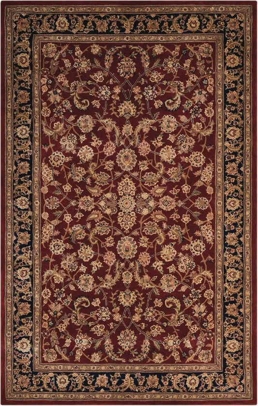 Nourison - 2000 2002 Dark Red Multicolor 99in x 139in Area Rug - 2002-99446129680 veiw 1