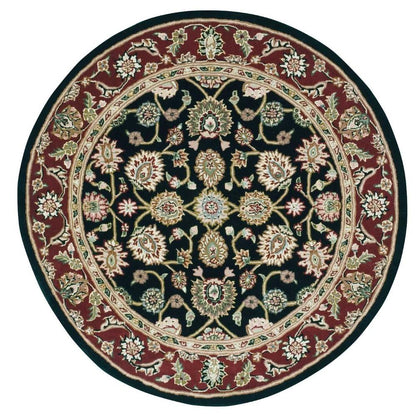 Nourison - 2000 2017 Black 4 x Round Area Rug - 2017-99446491923 veiw 1