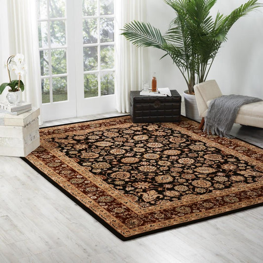 Nourison - 2000 2017 Black 79in x 99in Area Rug - 2017-99446607409 veiw 2