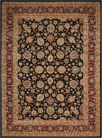 Nourison - 2000 2017 Black 86in x 116in Area Rug - 2017-99446607676 veiw 1