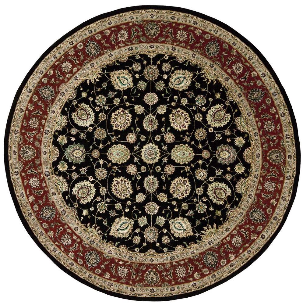 Nourison - 2000 2017 Black 8 x Round Area Rug - 2017-99446608666 veiw 1