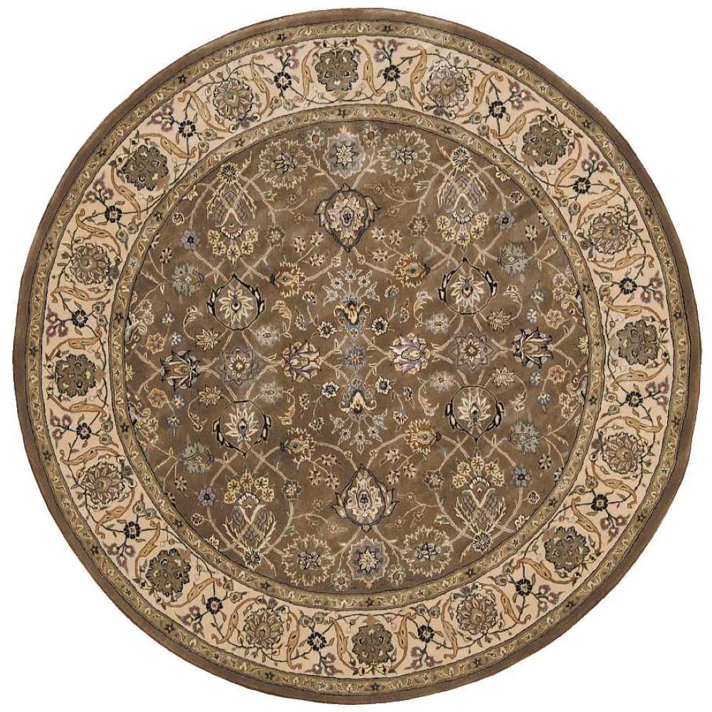 Nourison - 2000 2091 Mushroom 6 x Round Area Rug - 2091-99446529817_CLOSEOUT veiw 1