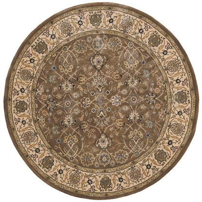 Nourison - 2000 2091 Mushroom 6 x Round Area Rug - 2091-99446529817_CLOSEOUT veiw 1