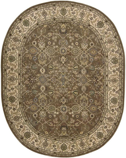 Nourison - 2000 2091 Mushroom 76in x 96in OVAL Area Rug - 2091-99446531520_CLOSEOUT veiw 1