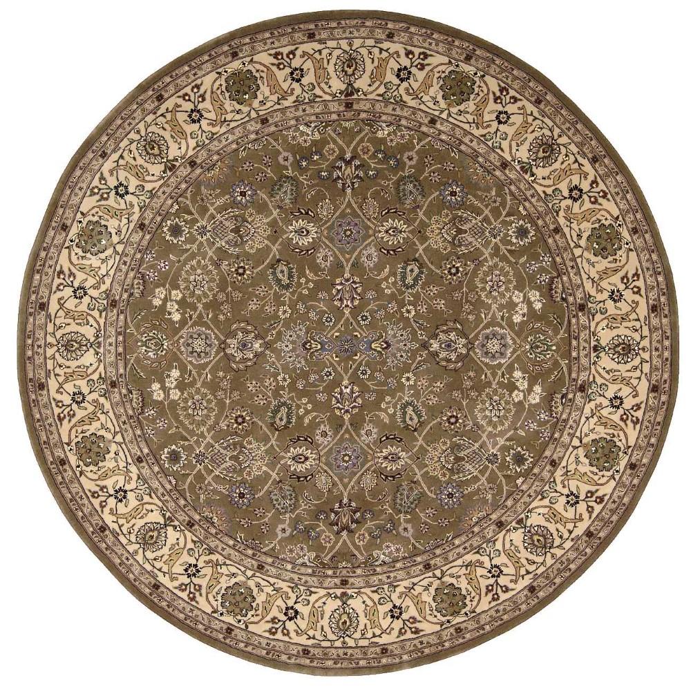 Nourison - 2000 2091 Mushroom 8 x Round Area Rug - 2091-99446531070 veiw 1