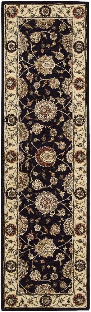 Nourison - 2000 2204 Navy Blue 23in x 8 Area Rug - 2204-99446297785 veiw 1