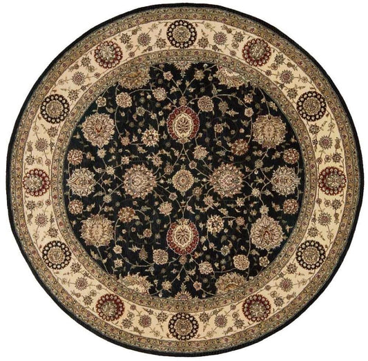 Nourison - 2000 2204 Navy Blue 8 x Round Area Rug - 2204-99446300751 veiw 1