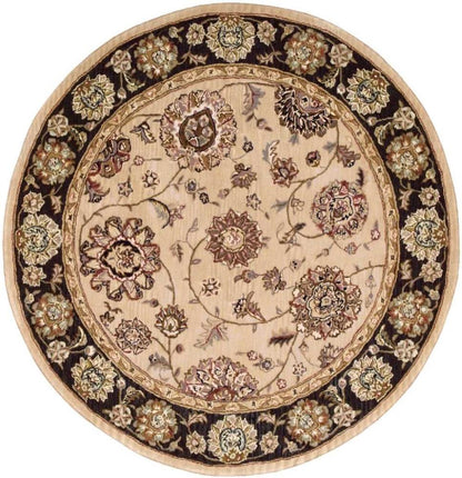 Nourison - 2000 2207 Beige 4 x Round Area Rug - 2207-99446020932 veiw 1
