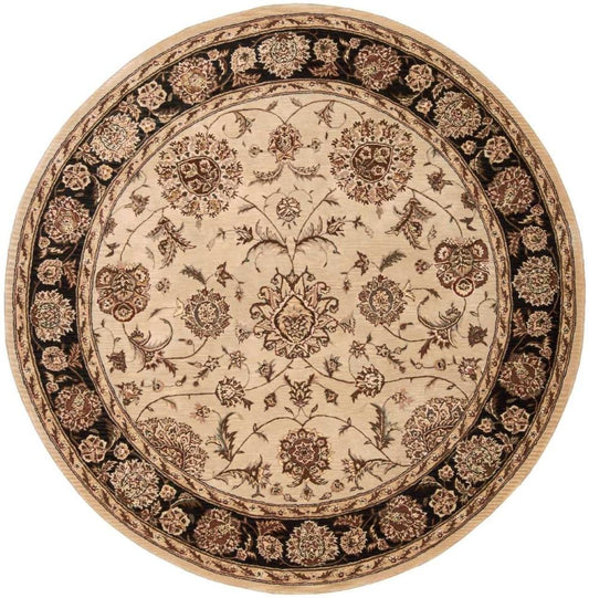 Nourison - 2000 2207 Beige 6 x Round Area Rug - 2207-99446021205 veiw 1