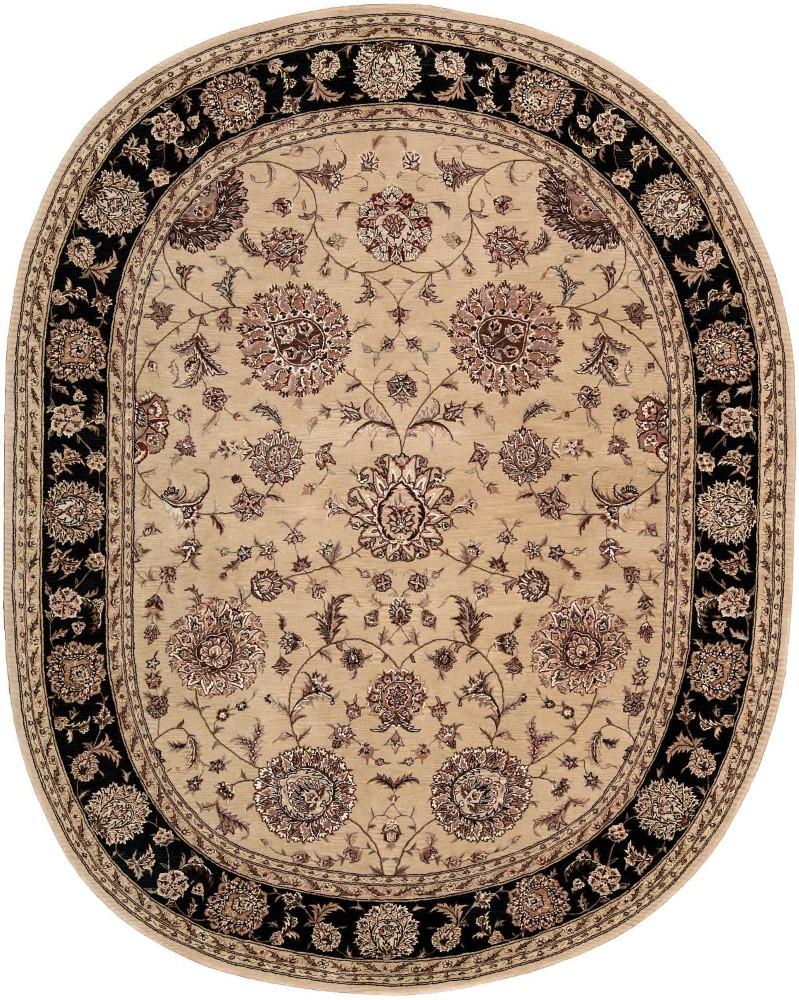 Nourison - 2000 2207 Beige 76in x 96in OVAL Area Rug - 2207-99446019851 veiw 1