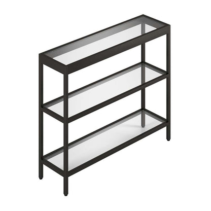 Hudson & Canal - Alexis 36in Wide Rectangular Console Table in Blackened Bronze - AT0235 veiw 1