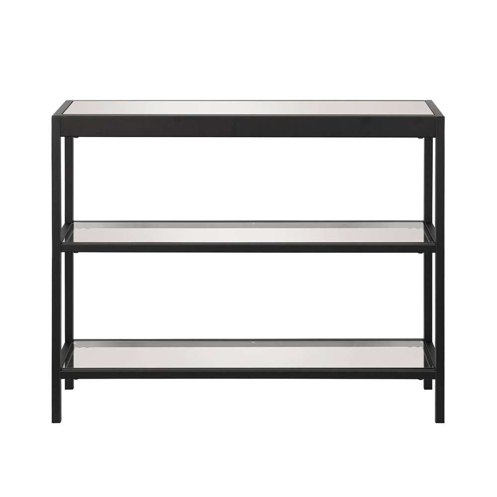 Hudson & Canal - Alexis 36in Wide Rectangular Console Table in Blackened Bronze - AT0235 veiw 3