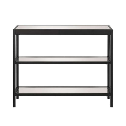 Hudson & Canal - Alexis 36in Wide Rectangular Console Table in Blackened Bronze - AT0235 veiw 3