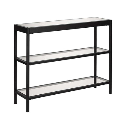 Hudson & Canal - Alexis 36in Wide Rectangular Console Table in Blackened Bronze - AT0235 veiw 4