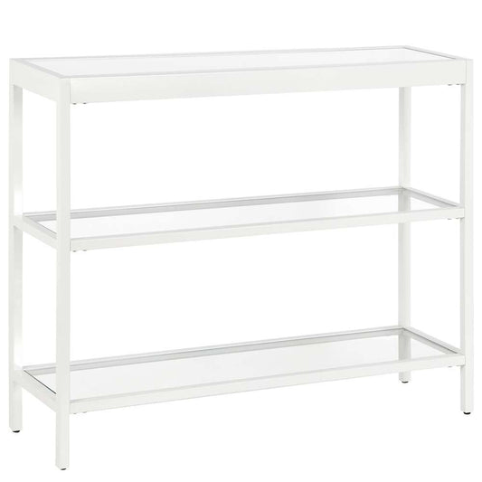Hudson & Canal - Alexis 36in Wide Rectangular Console Table in White - AT0868 veiw 1